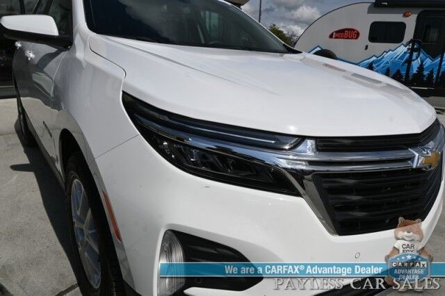 2023 Chevrolet Equinox LT / AWD / Premium Cloth Seats / Lane Departure & Blind Spot Alert / Apple CarPlay & Android Auto / USB & Aux Input / Back Up Camera / Keyless Entry & Start / Forward Collision Alert / 30MPG / 1-Owner Anchorage AK