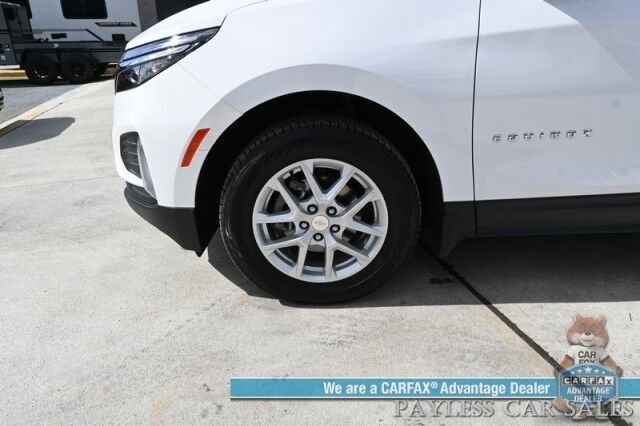2023 Chevrolet Equinox LT / AWD / Premium Cloth Seats / Lane Departure & Blind Spot Alert / Apple CarPlay & Android Auto / USB & Aux Input / Back Up Camera / Keyless Entry & Start / Forward Collision Alert / 30MPG / 1-Owner Anchorage AK
