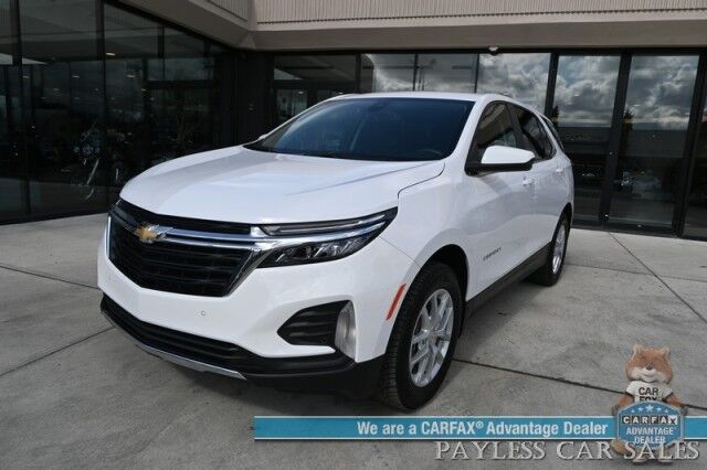 2023 Chevrolet Equinox LT / AWD / Premium Cloth Seats / Lane Departure & Blind Spot Alert / Apple CarPlay & Android Auto / USB & Aux Input / Back Up Camera / Keyless Entry & Start / Forward Collision Alert / 30MPG / 1-Owner Anchorage AK
