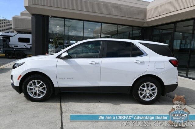 2023 Chevrolet Equinox LT / AWD / Premium Cloth Seats / Lane Departure & Blind Spot Alert / Apple CarPlay & Android Auto / USB & Aux Input / Back Up Camera / Keyless Entry & Start / Forward Collision Alert / 30MPG / 1-Owner Anchorage AK