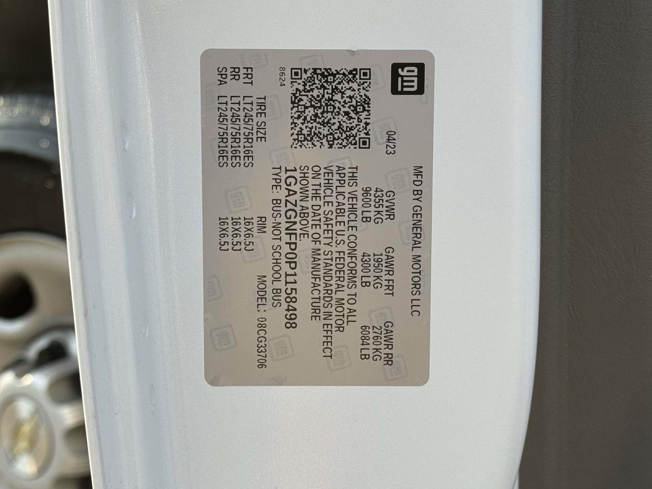 2023 Chevrolet Express 3500 LS Fredericksburg VA