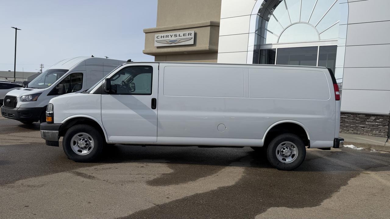 2023 Chevrolet Express Cargo Van 155IN Wheelbase | V6 Engine | RWD | Low KMs | Keyless Entry | White Exterior Redwater AB