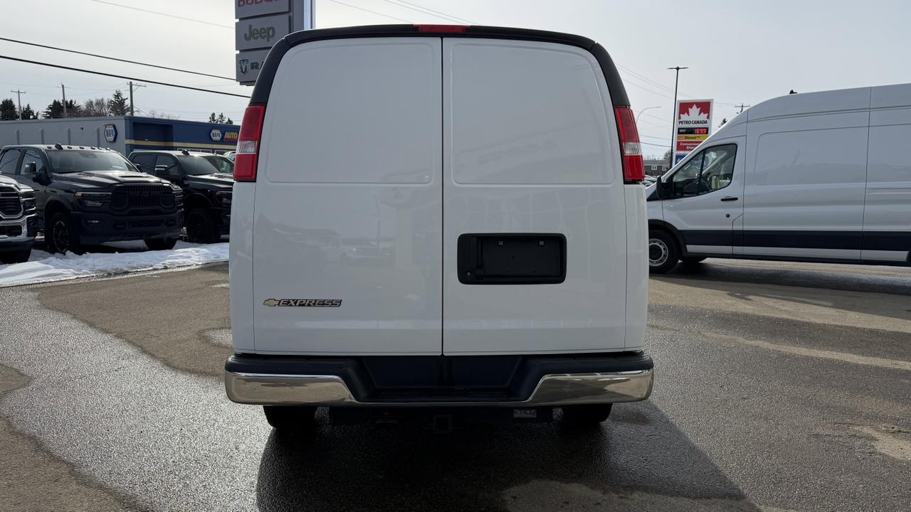 2023 Chevrolet Express Cargo Van 155IN Wheelbase | V6 Engine | RWD | Low KMs | Keyless Entry | White Exterior Redwater AB