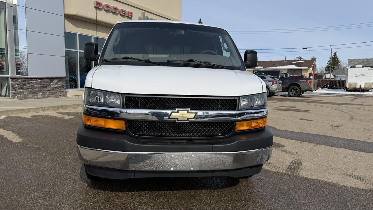 2023 Chevrolet Express Cargo Van 155IN Wheelbase | V6 Engine | RWD | Low KMs | Keyless Entry | White Exterior Redwater AB