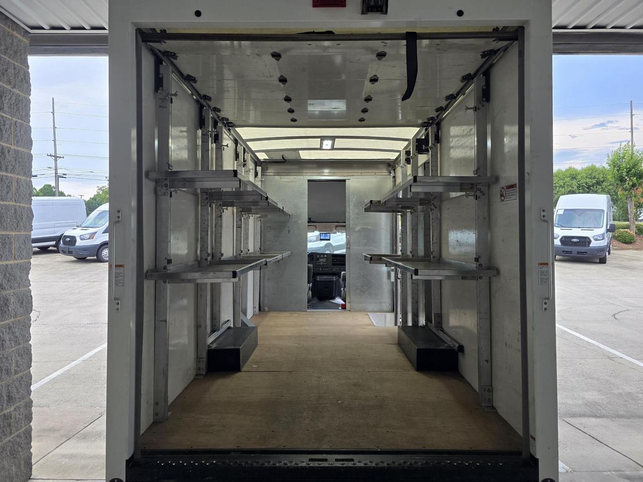 2023 Chevrolet Express Commercial Cutaway 3500 14ft Box W/Shelves and Side Door Concord NC