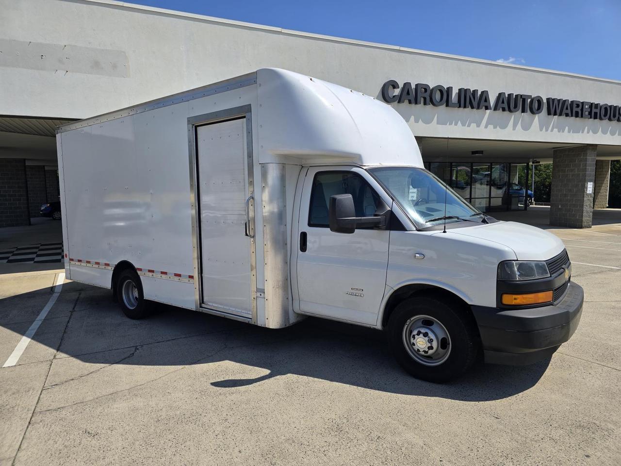 2023 Chevrolet Express Commercial Cutaway 4500 16ft Box W/Shelf and Roll-Up Door Concord NC