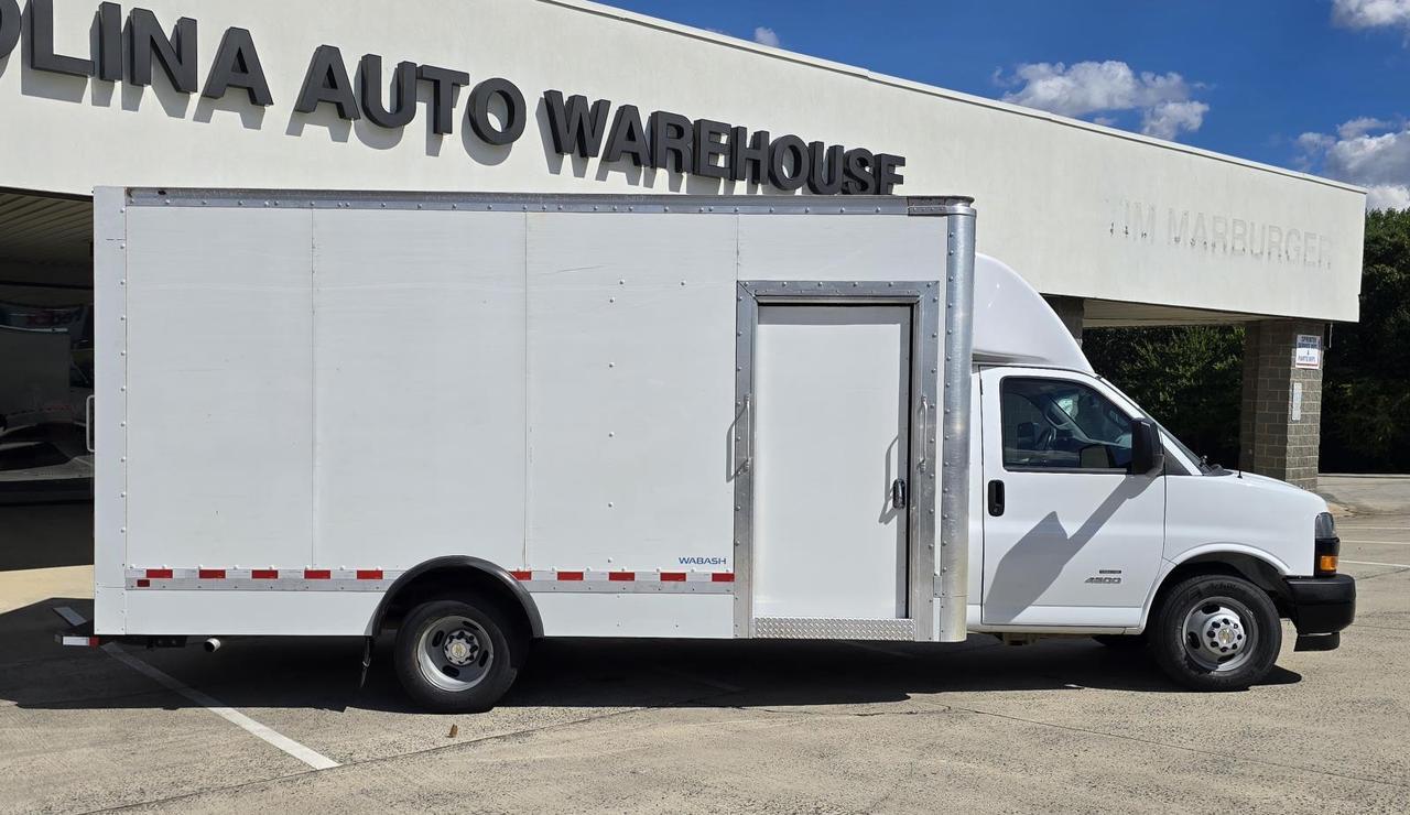 2023 Chevrolet Express Commercial Cutaway 4500 16ft Box W/Shelves and Roll-Up Door Concord NC