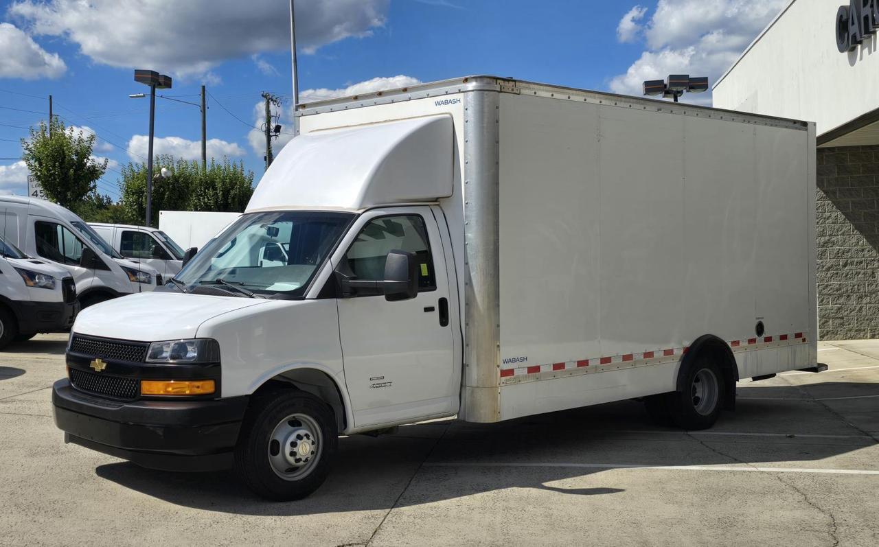 2023 Chevrolet Express Commercial Cutaway 4500 16ft Box W/Shelves and Roll-Up Door Concord NC