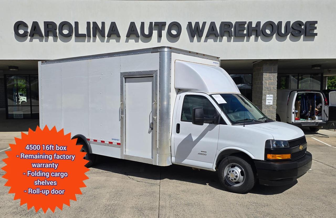 2023 Chevrolet Express Commercial Cutaway 4500 16ft Box W/Shelves and Roll-Up Door Concord NC