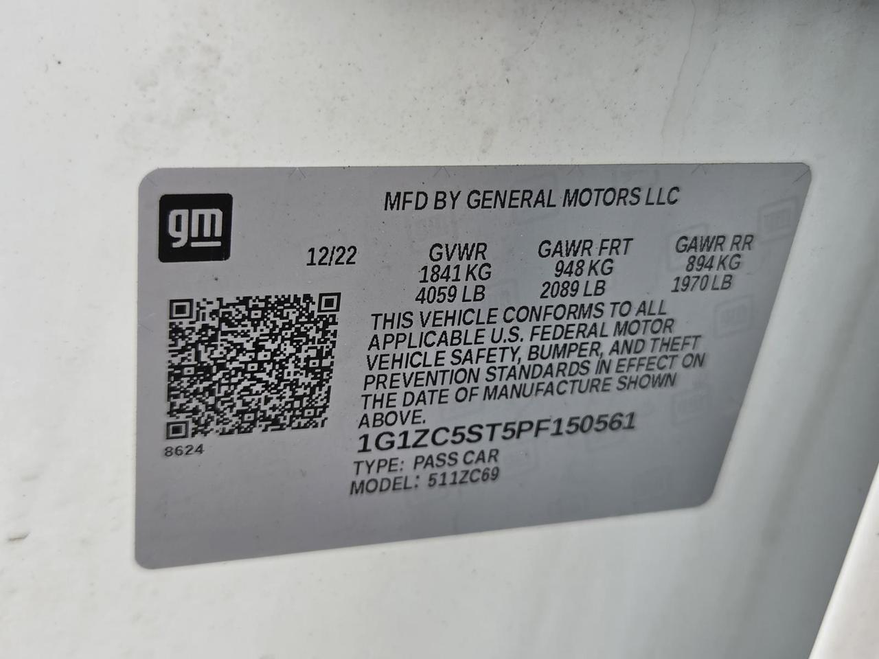 2023 Chevrolet Malibu 4dr Sdn LS w/1FL Beeville TX