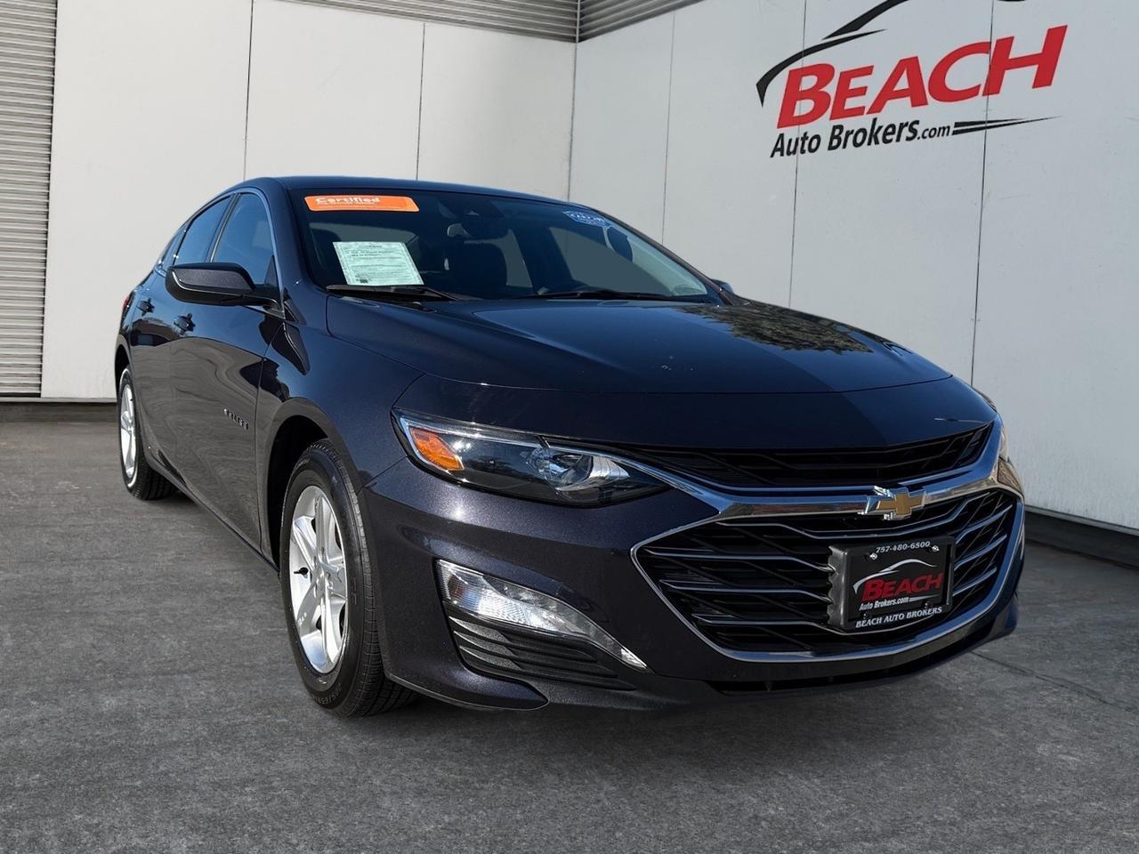 2023 Chevrolet Malibu LT, HEATED SEATS, APPLE CARPLAY/ANDROID AUTO, POWER AND HEATED MIRRORS, BACKUP CAMERA, WIFI, KEYLESS START, ONLY 1 OWNER, MAKE THIS MALIBU YOURS TODAY!