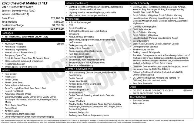 2023 Chevrolet Malibu LT Raleigh NC