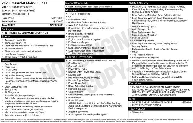 2023 Chevrolet Malibu LT Raleigh NC