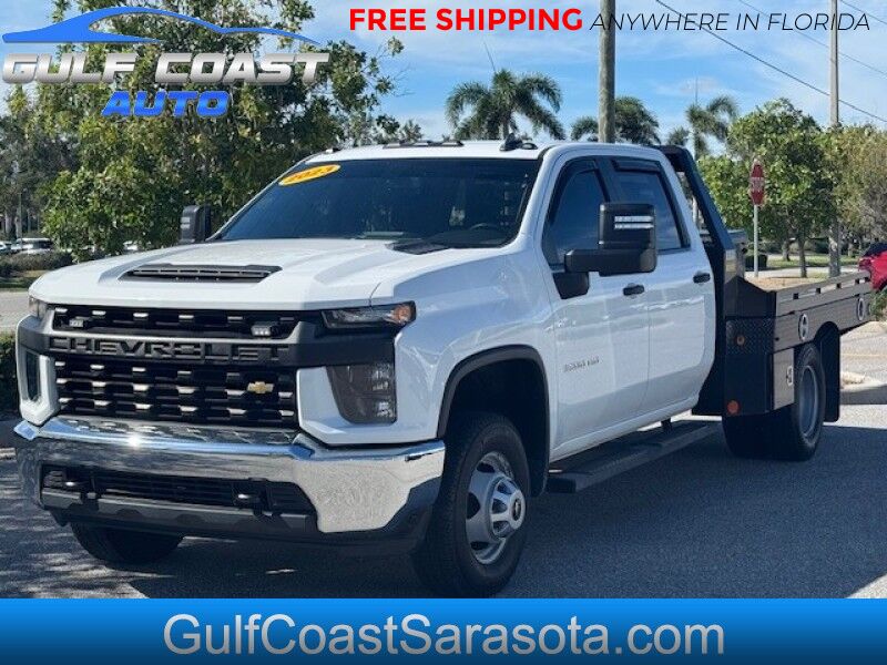2023 Chevrolet SILVERADO 3500HD CC WORK TRUCK FLATBED 4X4 CREW CAB COLD AC RUNS GREAT Sarasota FL