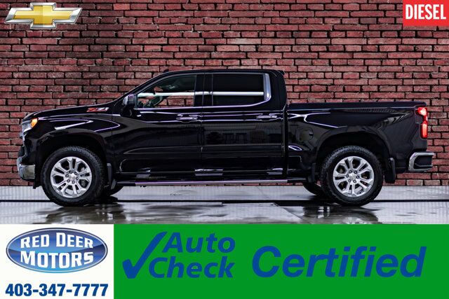 2023 Chevrolet Silverado 1500 4x4 Crew Cab LTZ Z71 Diesel Leather Nav BCam