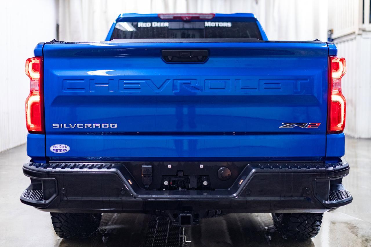2023 Chevrolet Silverado 1500 4x4 Crew Cab ZR2 Leather Nav BCam Red Deer AB