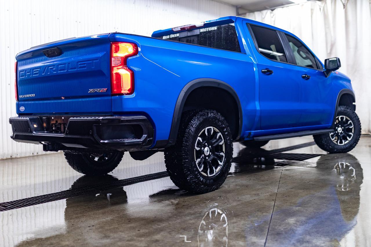 2023 Chevrolet Silverado 1500 4x4 Crew Cab ZR2 Leather Nav BCam Red Deer AB