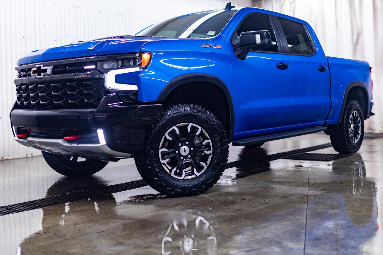 2023 Chevrolet Silverado 1500 4x4 Crew Cab ZR2 Leather Nav BCam Red Deer AB