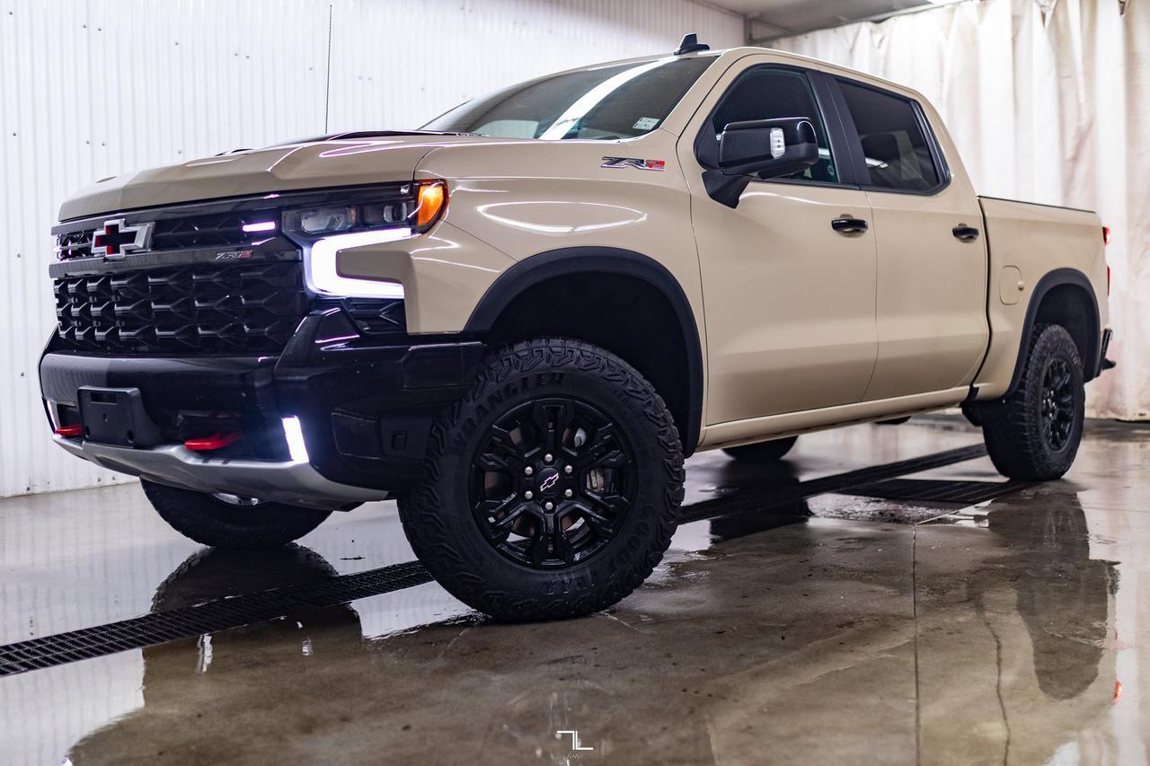 2023 Chevrolet Silverado 1500 4x4 Crew Cab ZR2 Leather Roof Nav BCam Red Deer AB