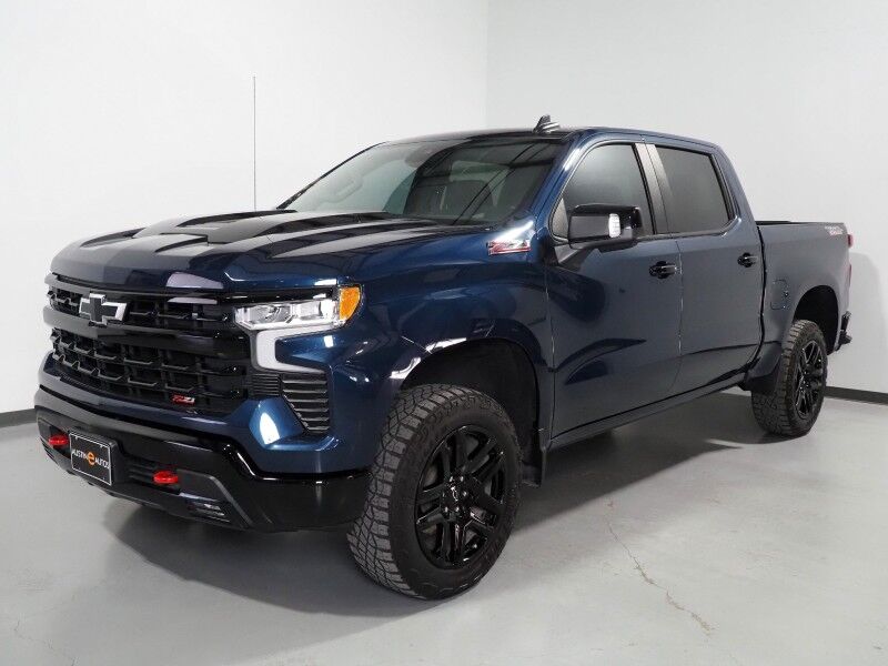 2023 Chevrolet Silverado 1500 Crew Cab LT Trail Boss 4WD *PREMIUM PKG, 5.3L V8, ADAPTIVE CRUISE, SAFETY ALERTS, 360 VIEW CAMERAS, LEATHER, HEATED SEATS/STEERING, REMOTE START, 20 INCH WHEELS, BOSE, WIRELESS CHARGING Round Rock TX