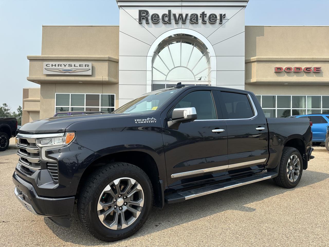 2023 Chevrolet Silverado 1500 High Country Crew Cab 4WD | V8 | Leather | 20IN Wheels | Remote Start | Towing | Backup Camera