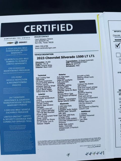 2023 Chevrolet Silverado 1500 LT Kerrville TX