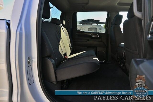 2023 Chevrolet Silverado 1500 LT / 4X4 / Crew Cab / Auto Start / Power Heated Seats / Heated Steering Wheel / Seats 6 / Lane Departure & Forward Collision Alert / Apple CarPlay & Android Auto / Back Up Camera / Bed Liner / Tow Pkg / 1-Owner Anchorage AK