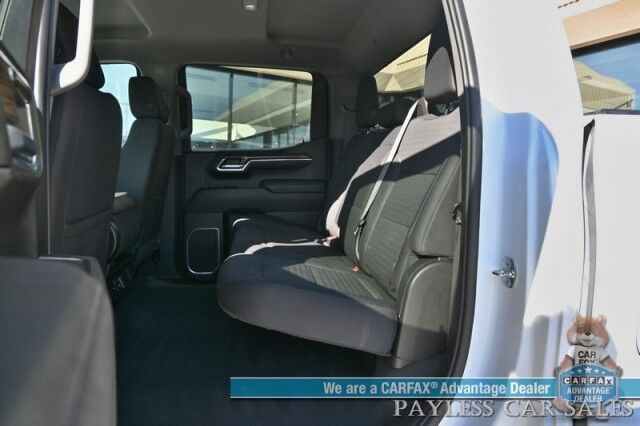 2023 Chevrolet Silverado 1500 LT / 4X4 / Crew Cab / Auto Start / Power Heated Seats / Heated Steering Wheel / Seats 6 / Lane Departure & Forward Collision Alert / Apple CarPlay & Android Auto / Back Up Camera / Bed Liner / Tow Pkg / 1-Owner Anchorage AK