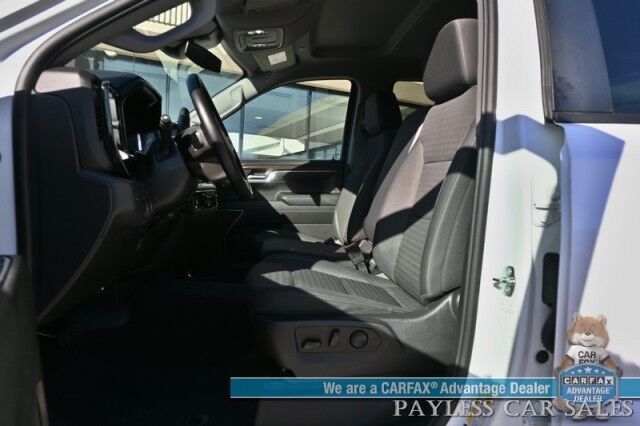 2023 Chevrolet Silverado 1500 LT / 4X4 / Crew Cab / Auto Start / Power Heated Seats / Heated Steering Wheel / Seats 6 / Lane Departure & Forward Collision Alert / Apple CarPlay & Android Auto / Back Up Camera / Bed Liner / Tow Pkg / 1-Owner Anchorage AK