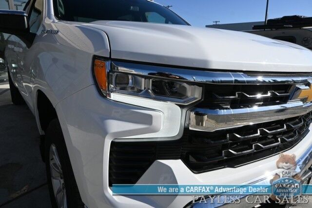 2023 Chevrolet Silverado 1500 LT / 4X4 / Crew Cab / Auto Start / Power Heated Seats / Heated Steering Wheel / Seats 6 / Lane Departure & Forward Collision Alert / Apple CarPlay & Android Auto / Back Up Camera / Bed Liner / Tow Pkg / 1-Owner Anchorage AK