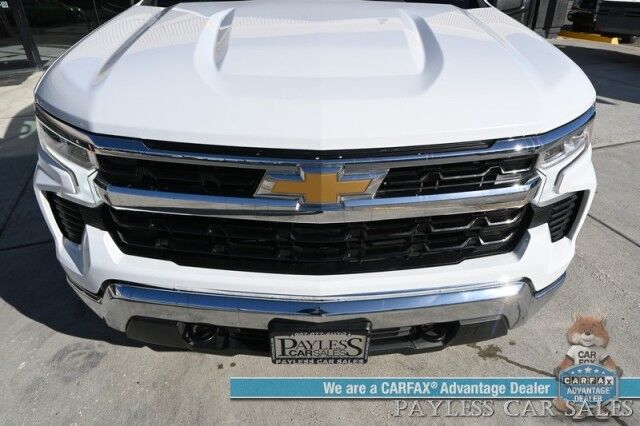2023 Chevrolet Silverado 1500 LT / 4X4 / Crew Cab / Auto Start / Power Heated Seats / Heated Steering Wheel / Seats 6 / Lane Departure & Forward Collision Alert / Apple CarPlay & Android Auto / Back Up Camera / Bed Liner / Tow Pkg / 1-Owner Anchorage AK