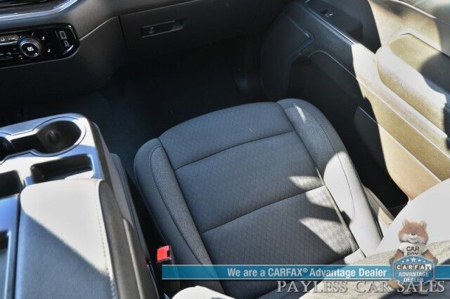 2023 Chevrolet Silverado 1500 LT / 4X4 / Crew Cab / Auto Start / Power & Heated Cloth Seats / Heated Steering Wheel / Seats 6 / Lane Departure Alert / Apple CarPlay & Android Auto / Back Up Camera / Bed Liner / Tow Pkg / 1-Owner Anchorage AK