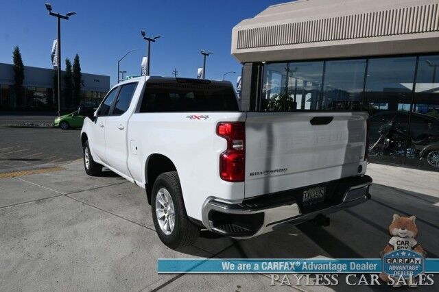 2023 Chevrolet Silverado 1500 LT / 4X4 / Crew Cab / Auto Start / Power & Heated Cloth Seats / Heated Steering Wheel / Seats 6 / Lane Departure Alert / Apple CarPlay & Android Auto / Back Up Camera / Bed Liner / Tow Pkg / 1-Owner Anchorage AK