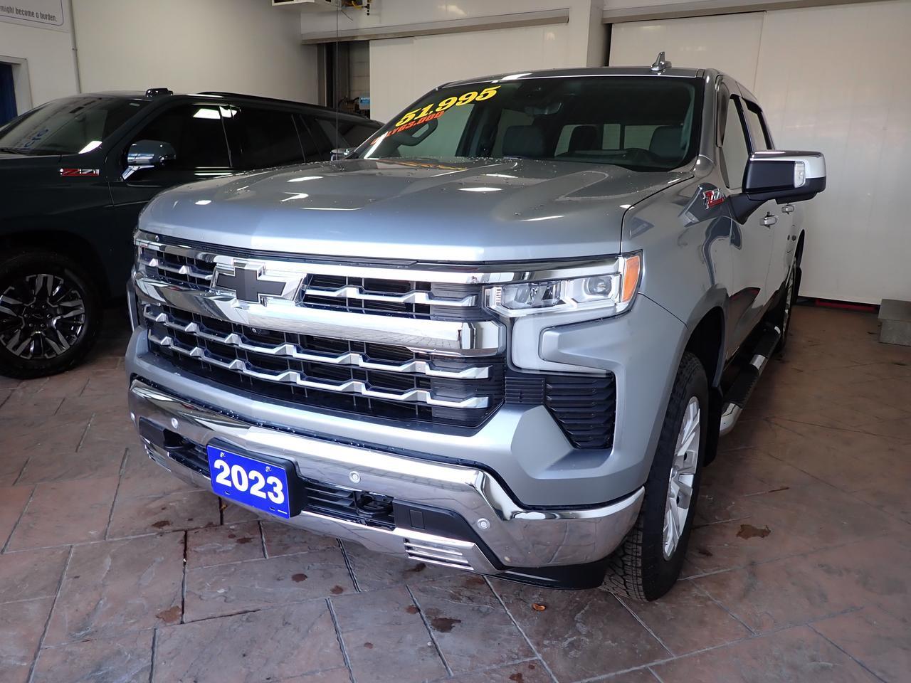 2023 Chevrolet Silverado 1500 LTZ 4WD CREW CAB Z71 LEATHER SUNROOF 5.8 BOX Listowel ON