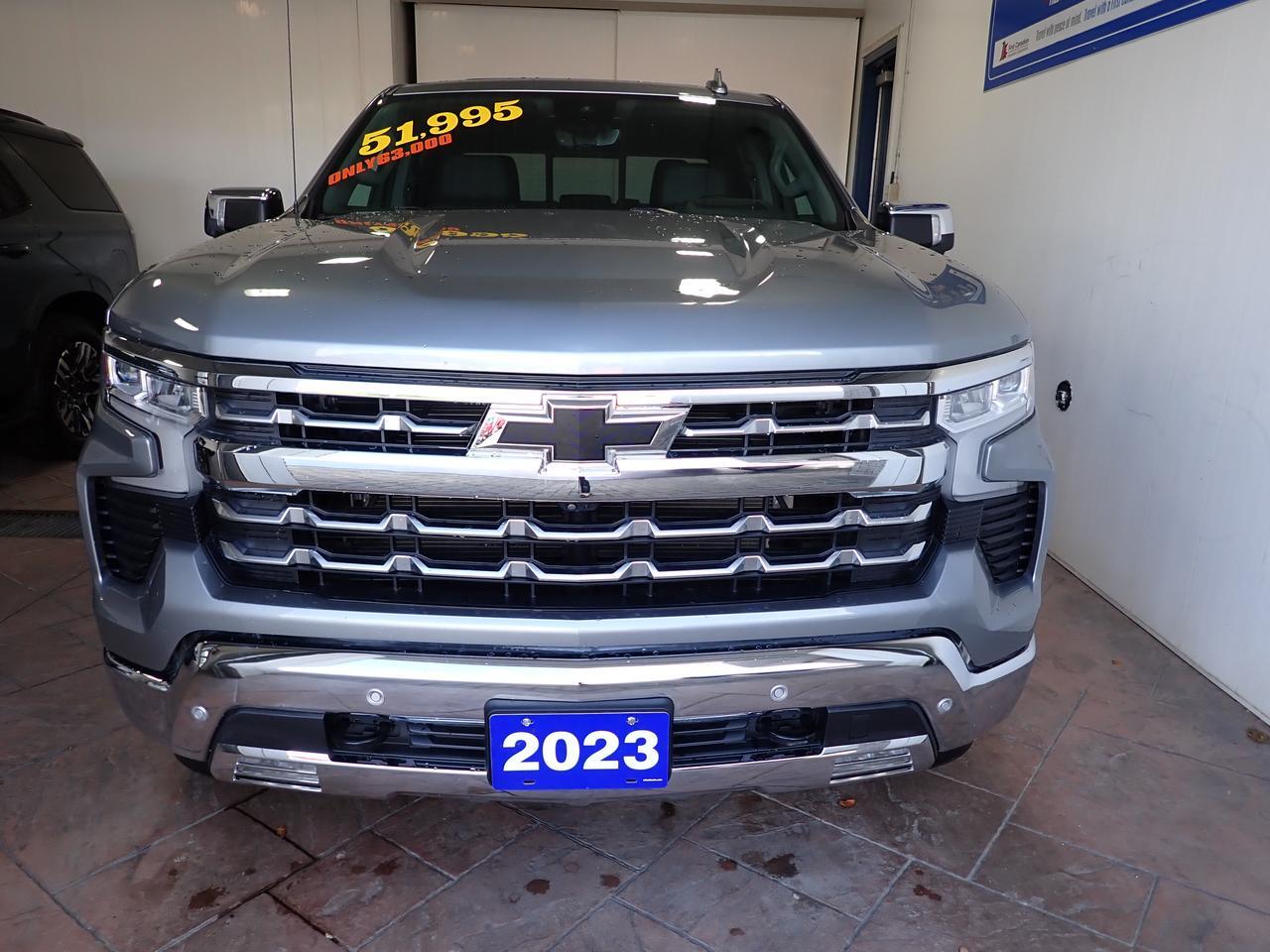 2023 Chevrolet Silverado 1500 LTZ 4WD CREW CAB Z71 LEATHER SUNROOF 5.8 BOX Listowel ON