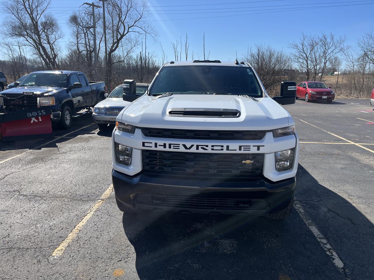 2023 Chevrolet Silverado 2500HD 2500HD Custom Double Cab 4WD Conv SafetyConf SnowPlowPrepPkgs w/LED-MarkerLamps RemoteStart 20s