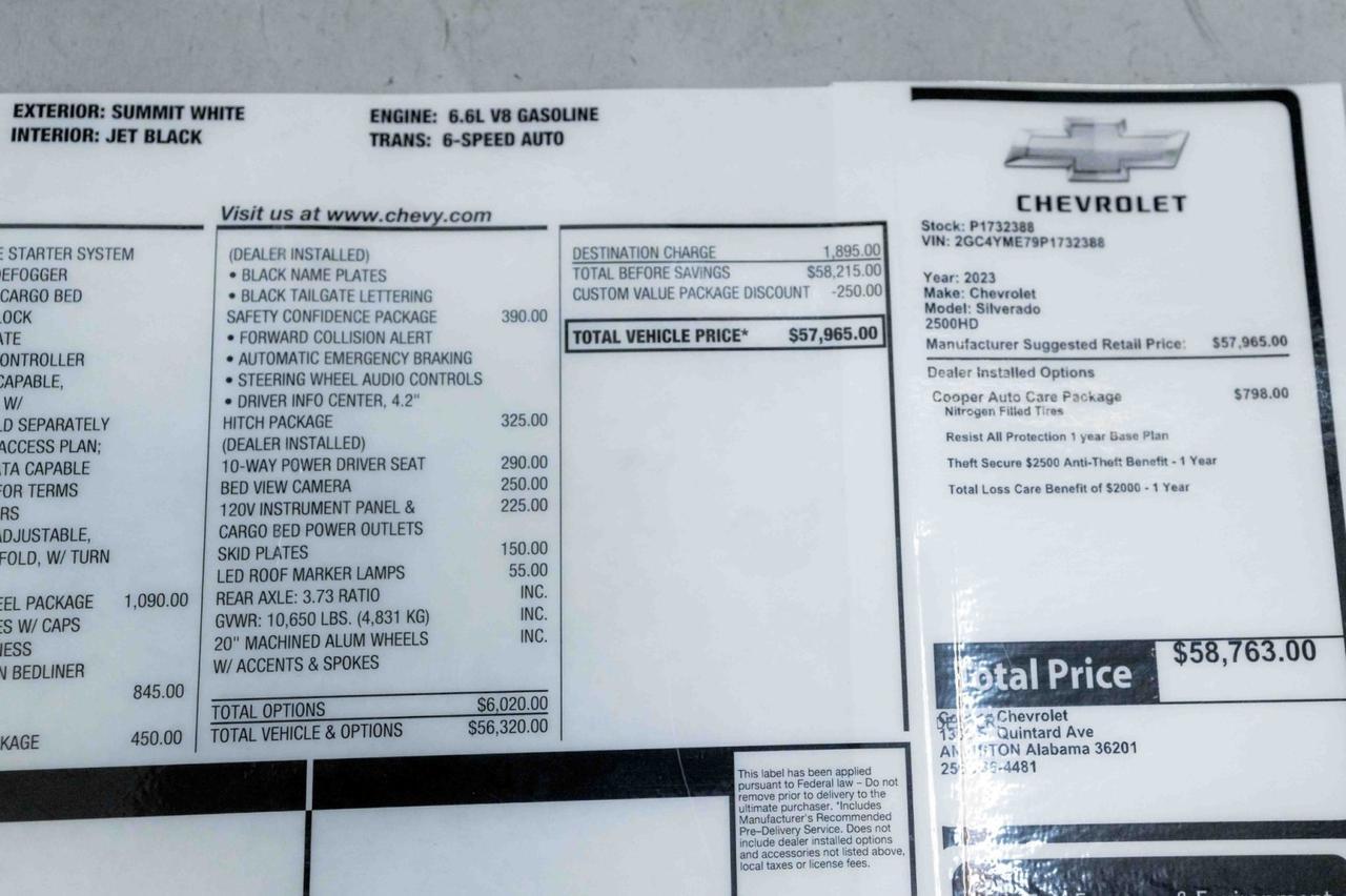 2023 Chevrolet Silverado 2500HD Custom Marietta GA