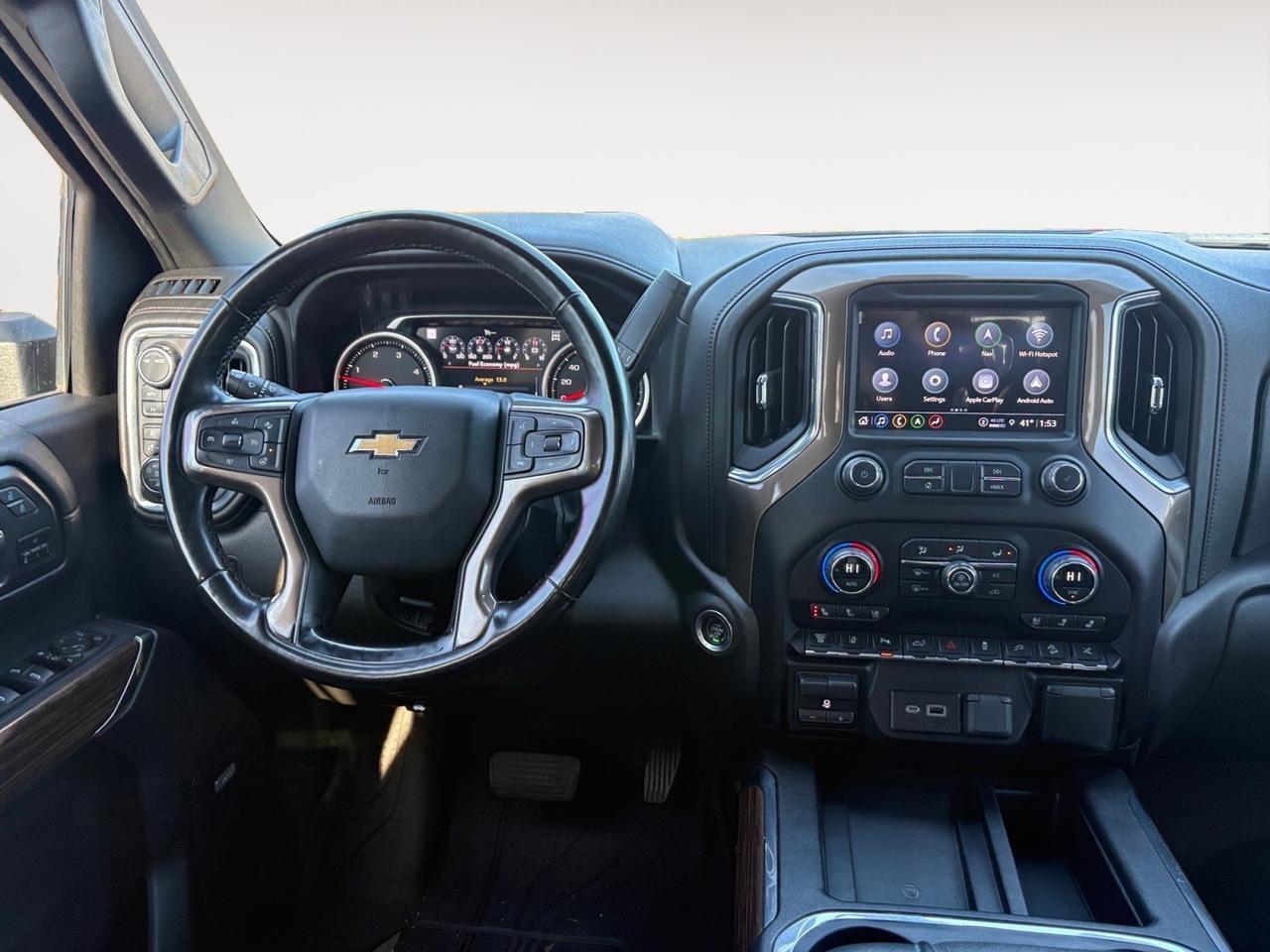 2023 Chevrolet Silverado 2500HD High Country DURAMAX DIESEL, CUSTOM FUEL WHEELS, POWER RUNNING BOARDS, FENDER FLARES, 5TH WHEEL TOW PACKAGE, LANE CHANGE ALERT, HEADS-UP DISPLAY, SUNROOF, HEATED & COOLING SEATS, APPLE CARPLAY/ANDROID AUTO, POWER TAILGATE, ONLY 1 OWNER!!