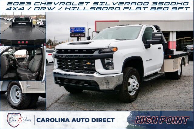 2023 Chevrolet Silverado 3500HD 4X4 / DRW / Hillsboro Hybrid Flat Bed / 9FT!