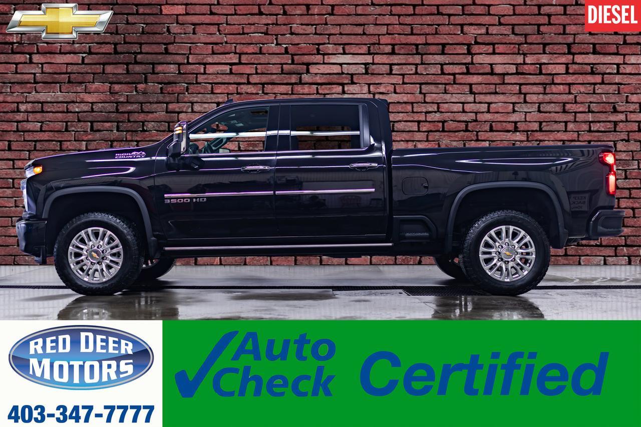 2023 Chevrolet Silverado 3500HD 4x4 Crew Cab High Country Diesel Leather Roof Nav
