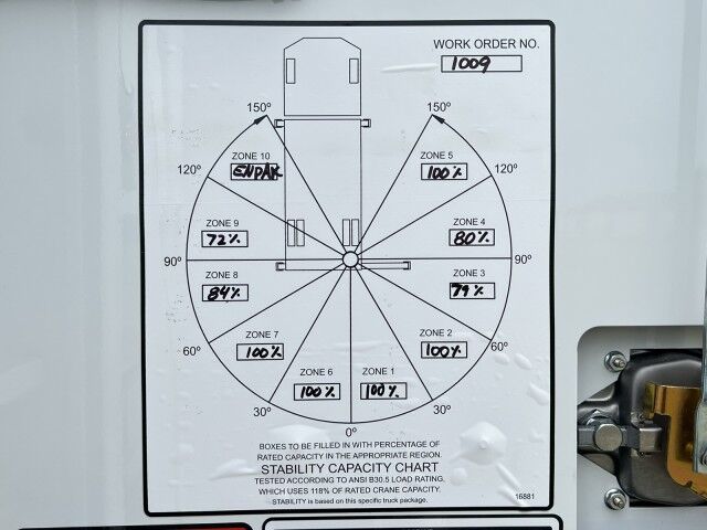 2023 Chevrolet Silverado 6500 HD 4x4 Utility Service Truck with Stellar Telescopic Crane 7630 Homestead FL