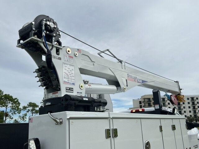 2023 Chevrolet Silverado 6500 HD 4x4 Utility Service Truck with Stellar Telescopic Crane 7630 Homestead FL