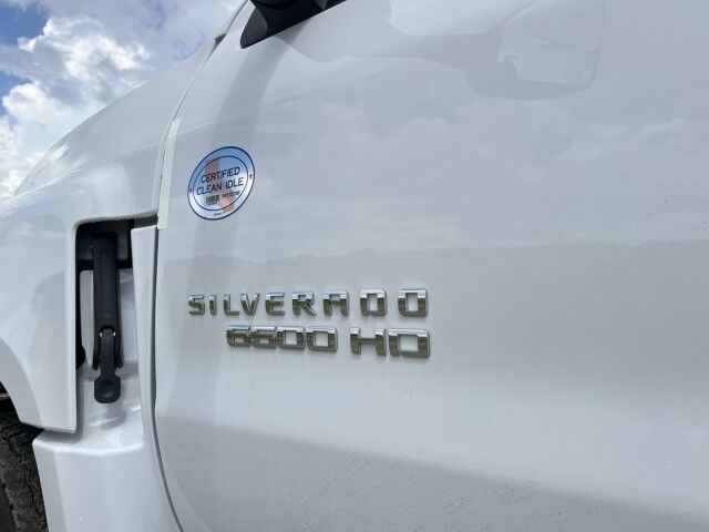 2023 Chevrolet Silverado 6500 HD Steel Flatbed Truck with FASSI F85 Active Knuckle Boom Crane Homestead FL