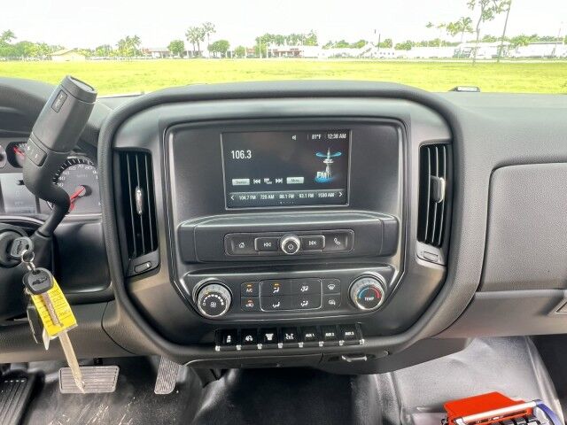 2023 Chevrolet Silverado 6500 HD Steel Flatbed Truck with FASSI F85 Active Knuckle Boom Crane Miami FL