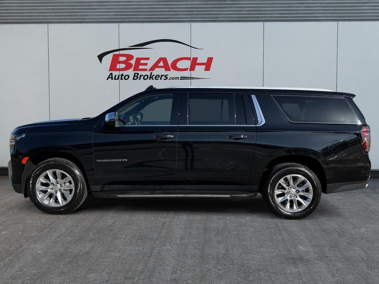 2023 Chevrolet Suburban Premier, APPLE CARPLAY/ANDROID AUTO, HEATED/VENTILATED SEATS, HEATED 2ND ROW, POWERED 3RD ROW, BOSE SPEAKERS, WIFI, LANE KEEP ASSIST, BACKUP CAMERA, CLEAN CARFAX, ONLY 1 OWNER, THIS SUV IS PERFECT FOR THE WHOLE FAMILY! Norfolk VA