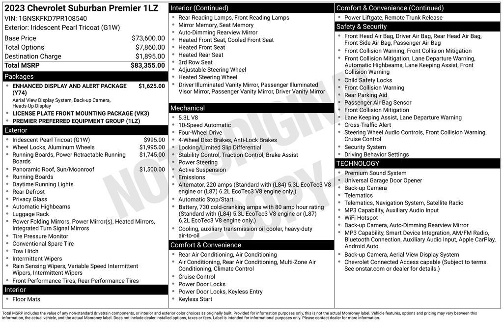 2023 Chevrolet Suburban Premier