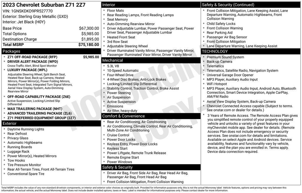 2023 Chevrolet Suburban Z71