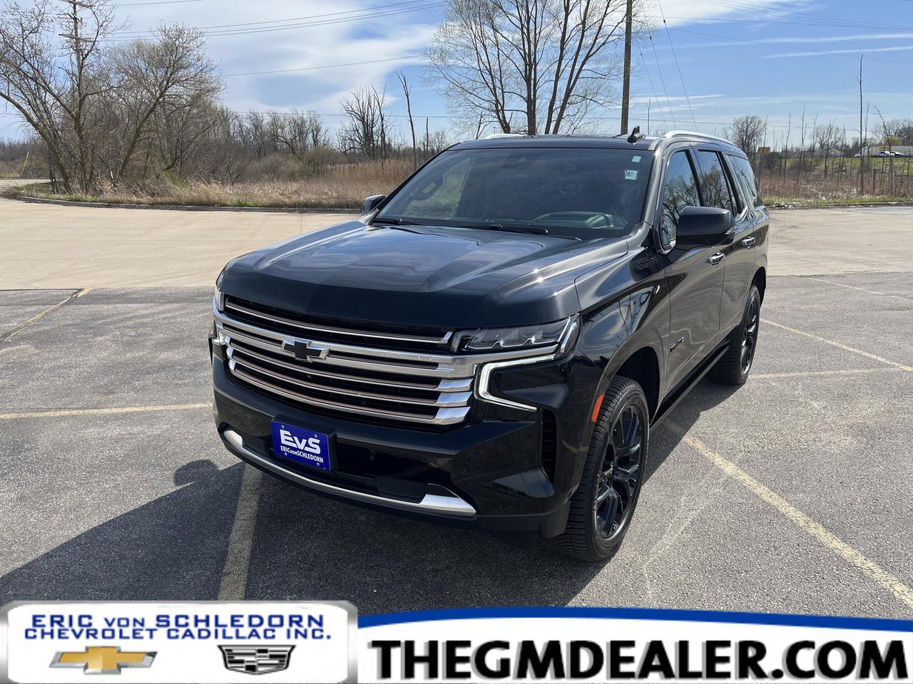 2023 Chevrolet Tahoe High Country 4WD AdvTech MaxTrrlngPkgs w/22s Sunroof SuperCruise AdptvCrz RearSeatMedia PwrSteps