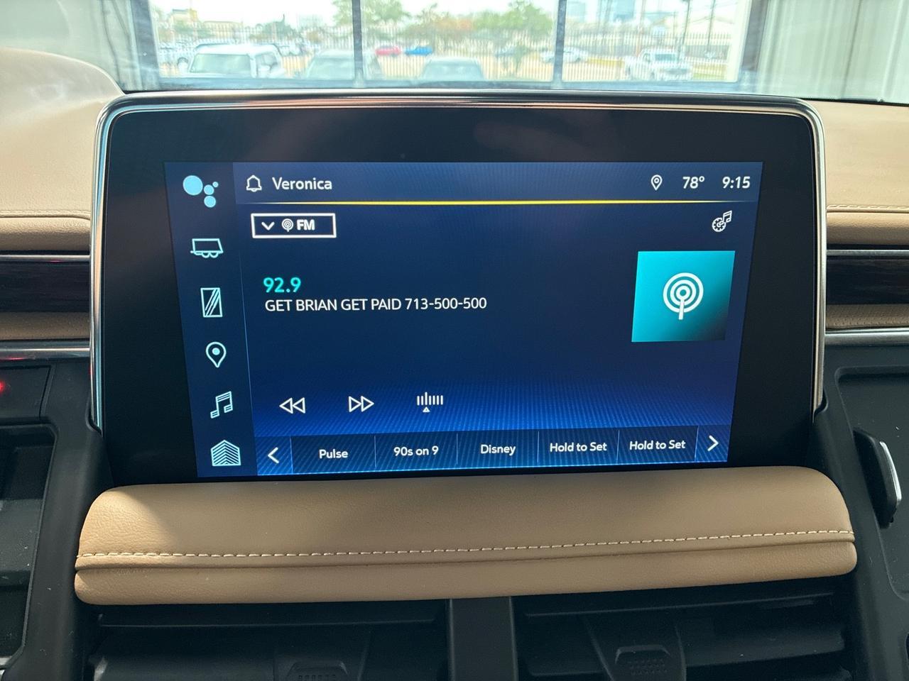 2023 Chevrolet Tahoe Premier, Enhanced Display and Alert Pkg, Pano Roof Houston TX