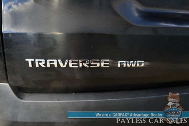 2023 Chevrolet Traverse LT / AWD / Auto Start / Power & Heated Leather Seats / Heated Steering Wheel / Lane Departure & Blind Spot / Rear Captain Chairs / 3rd Row / Apple CarPlay & Android Auto / Back Up Camera / 1-Owner Anchorage AK